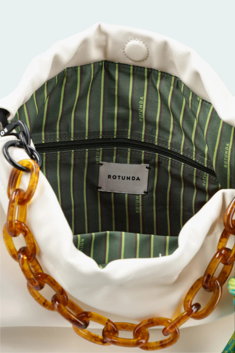 SANT HOBO BAG WHITE PU