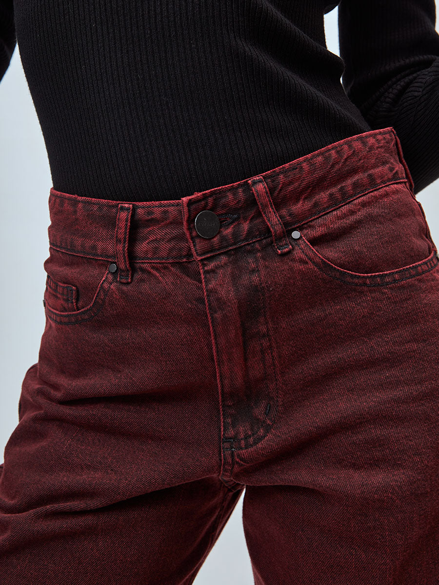 WIDELEG EXTRALARGE BORDEAUX