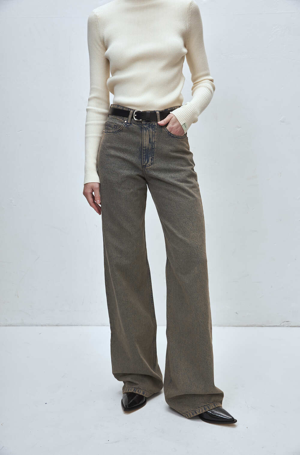 WIDELEG EXTRALARGE MINK